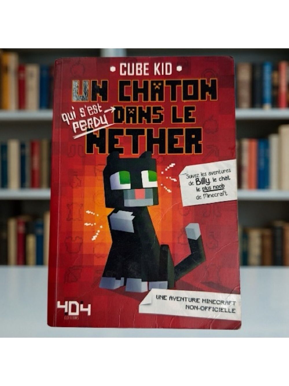 Un chaton qui s’est perdu dans le Nether